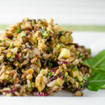 cranberry walnut wild rice salad