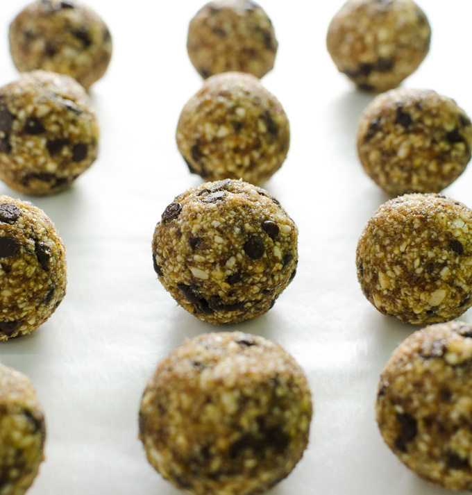 cookie dough energy bites