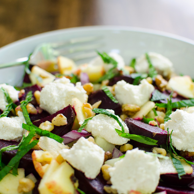 roasted beet salad