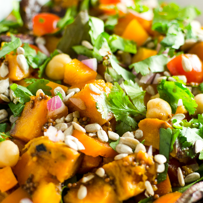 Sweet Potato Green Salad | VeggiePrimer.com