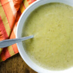 Slow Cooker Cream of Broccoli Soup | VeggiePrimer.com