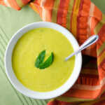 Spicy Cantaloupe Gazpacho | VeggiePrimer.com