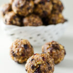 No-Bake Hazelnut Cranberry Energy Bites - this quick and easy recipe offers a great alternative to traditional holiday cookies! | VeggiePrimer.com