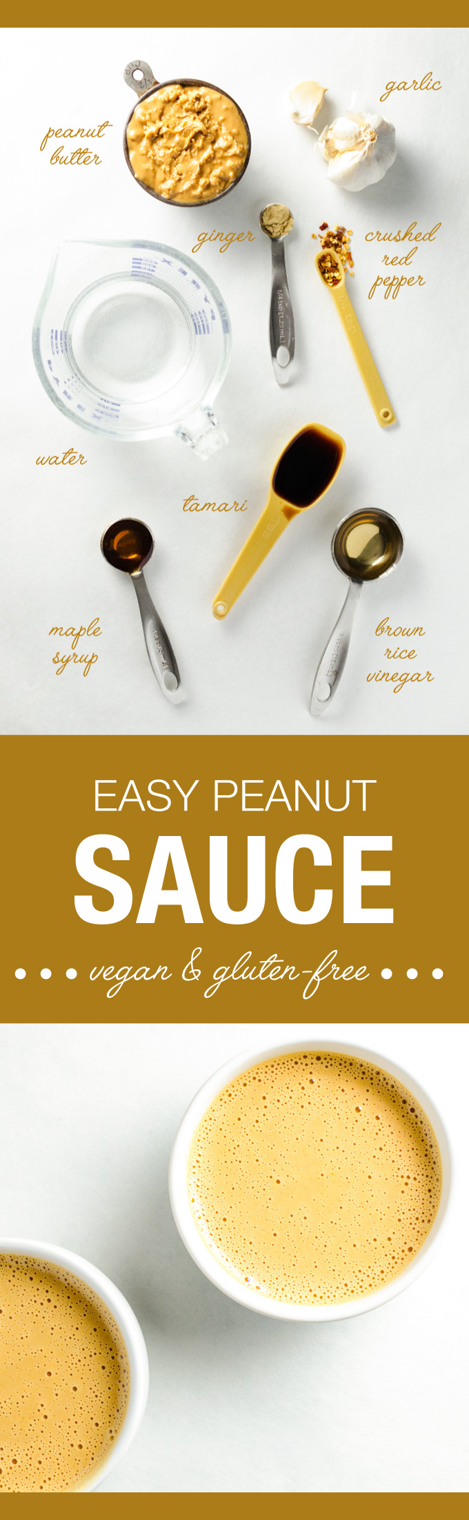 Easy Peanut Sauce pin