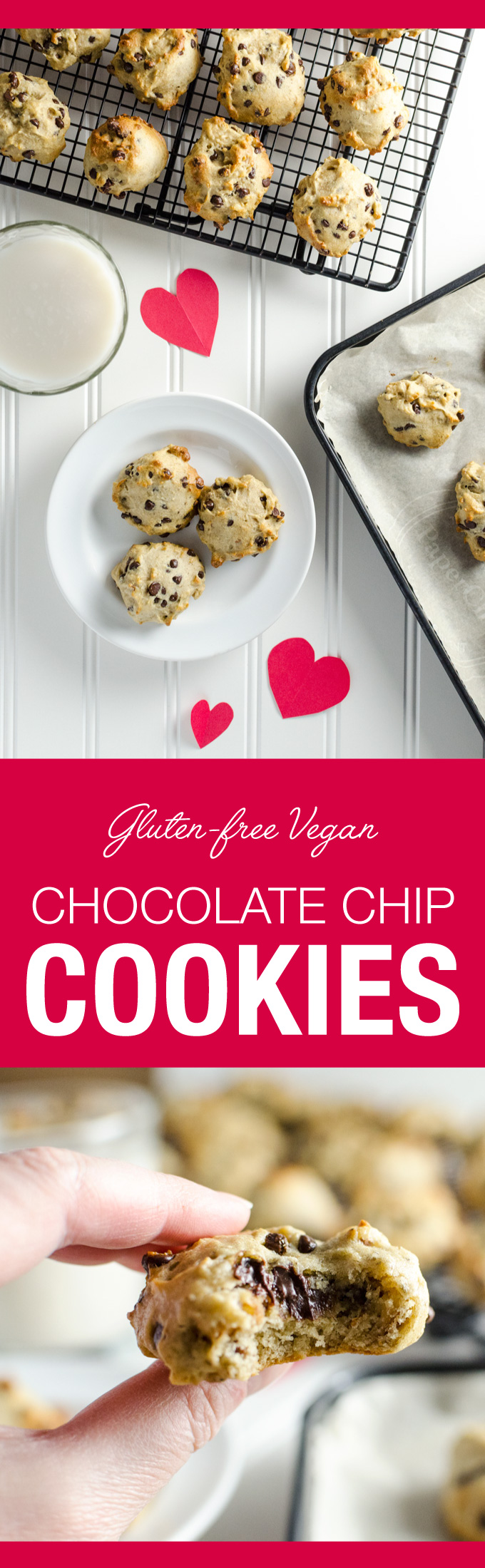 Gluten-Free Vegan Chocolate Chip Cookies pin