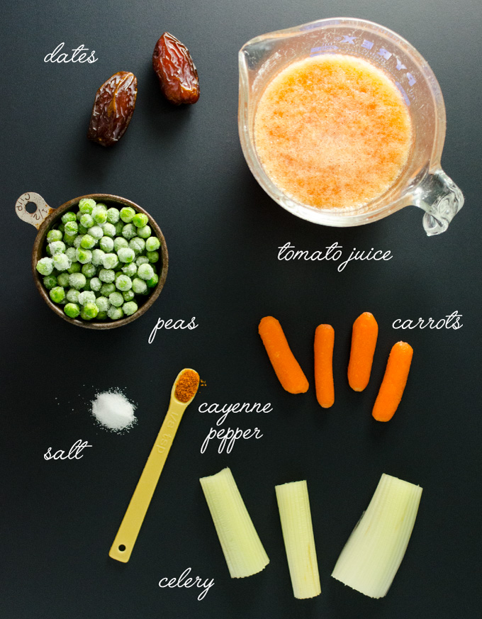 Spicy-Sweet Green Pea Smoothie - this gluten-free vegan recipe is both healthy and delicious - enjoy it as a snack or as a side dish with a salad or sandwich | VeggiePrimer.com